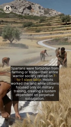 The Spartan military machine was built on a foundation of slavery. | The History Page
