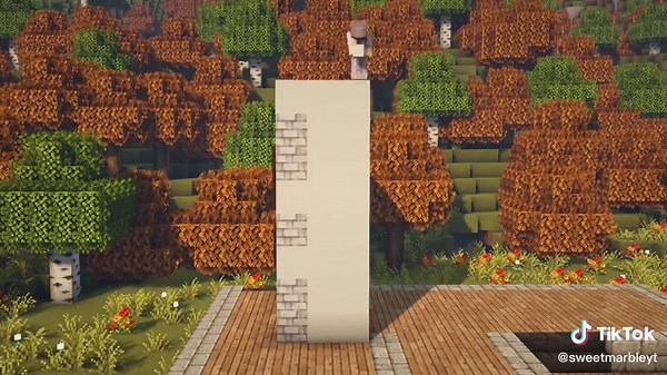 SweetMarble (@sweetmarbleyt) - Minecraft Autumn House Building | Cute and Aesthetic Minecraft Cottagecore Build Tutorial
