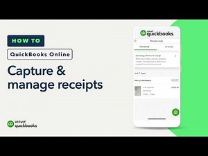 How to capture and manage receipts in QuickBooks Online