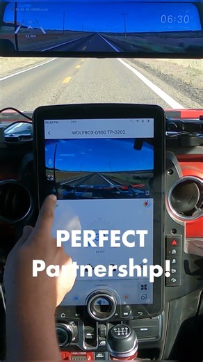 Watch and control your #wolfbox Tri-Pro #dvr Camera on your cars stereo!