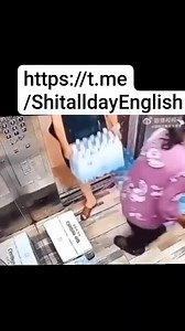 Elderly Woman Stuck in Elevator Door