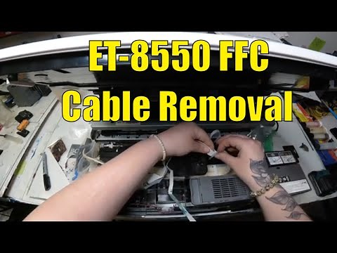 Remove & Install FFC Cables in Epson ET-8550 EcoTank