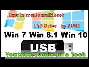 How to Create Windows Multiboot USB Pendrive (windows 7\\8\\10) 2017