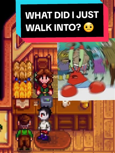 now, WHY was my first reaction to offer them MY stick to rub? 😔 #fyp #stardewvalley #foryoupage #sdv #wlw