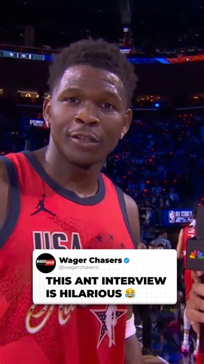 ANTHONY EDWARDS HAD EVERYONE LAUGHING 😭🔥