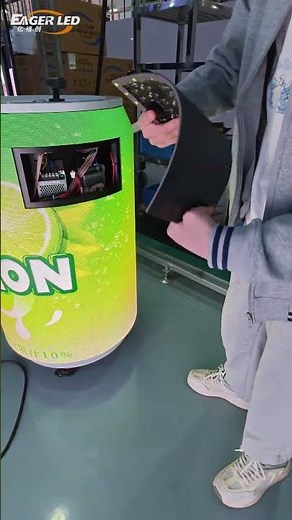 A practical round LED display screen. #ledscreen #leddisplay #ledwall #ledmodule #eagerled #canled