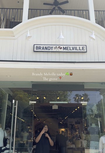 Brandy Melville Haul at The Grove: Red & Black Polka Dot Top!