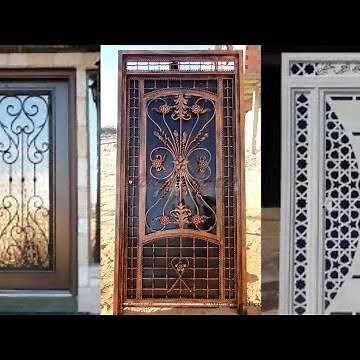 اجمل موديلات ابواب الحديد خارجي #ديكورات #ابواب #حديد