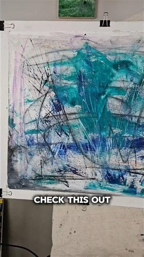 Snivlem | Abstract Neo Expressionist Oil Painting 24x48