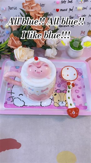 Unboxing a Beautiful All Blue ASMR Package