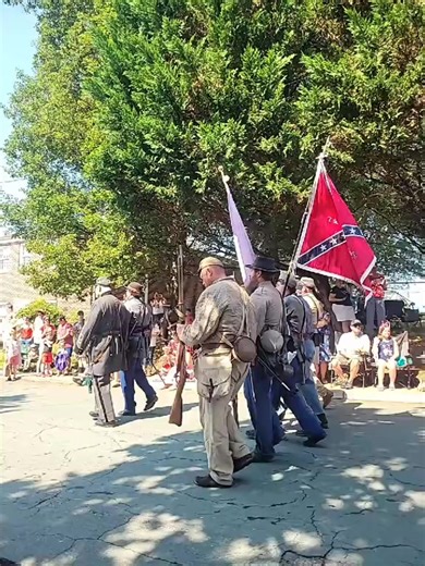 5.9K views · 30 reactions | I just saw this video from an Independence Day parade today from a town in the South where people in the procession were marching with Confederate flags. As evidenced by Trump being president, I guess it's safe to say America loves losers. | The Intersection of Madness & Reality | Facebook