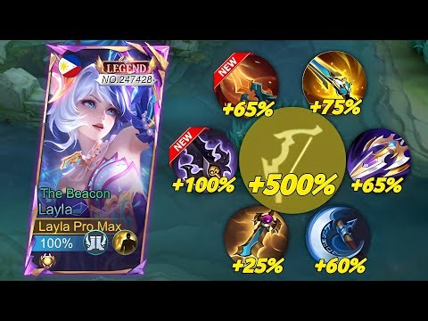 LAYLA NEW META ABNORMAL BURST CRIT DAMAGE BUILD!🔥 (must try) LAYLA BEST 1 HIT BUILD 2025!! MLBB
