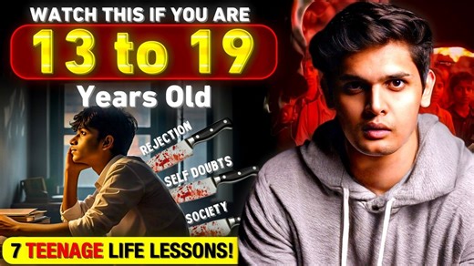 7 Life Lessons For Teenagers | Watch this If YOU are 13 to 19 Year Old| Prashant Kirad | Prashant Kirad
