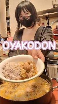This is How To Make Oyakodon! #cooking #femboy #vtuber