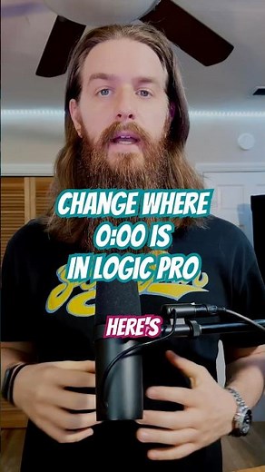How to change where the minutes and seconds start in a Logic Pro project #musicproducer #logicprox