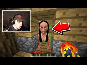 I FOUND MOMO IN HIS MINECRAFT! (scary)