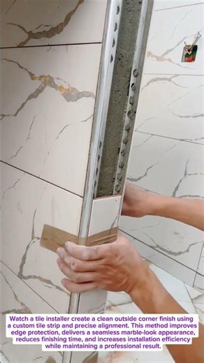 Tile Corner Finishing Trick Looks Too Easy to Be Real