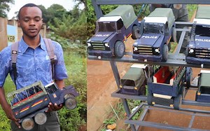 Police, army toy vehicles earn University of Embu student decent income