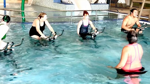 Want to try our new Aqua-Cycling classes at Carpenter Park Recreation Center for FREE? Sign up for a demo class at www.planoparks.org! Demo classes are taking place now through Saturday, Sept. 18. Come try out this low-impact workout and get ready to shape and tone (without sore joints or aching muscles). Water-based training sessions have proven to be effective for many types of exercisers; particularly those with limited mobility or recovering from injury. The water's buoyancy helps provide su