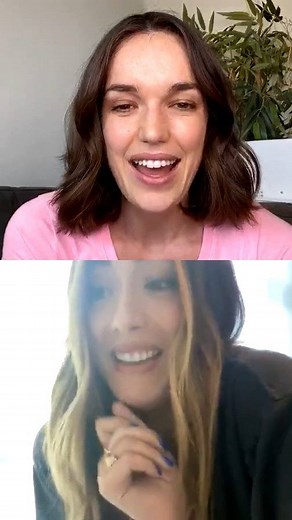 Elizabeth Henstridge and Chloe Bennet's live stream takeover of the Agents of S.H.I.E.L.D. instagram. www.instagram.com/p/CAtXAGpFWIj/ "Skimmons Live! Chloe Bennet and Elizabeth Henstridge talk Season 7 premiere!" (Michelle/Nerds Love Art) | Marvel Cinematic Universe