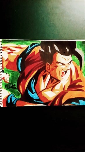 drawing of Gohan son of Goku#art #shortsviral #drawing #techno #shortvideos