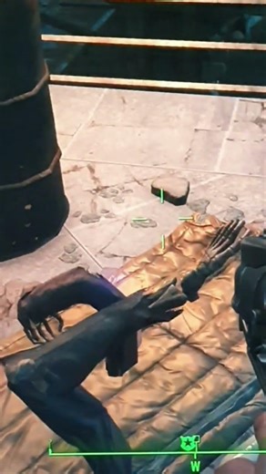 Glitched Corpse in ground Fallout 4