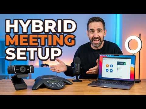 Hybrid meeting equipment: These 7 items are all you need