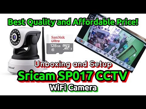 How to setup IP camera SRICAM SP017 - Security Camera - Full Tutorial Step-by-Step guide