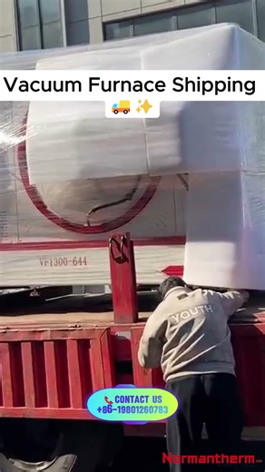 Another high-precision vacuum furnace prepared, packed and ready for global delivery.