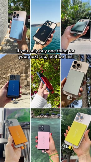 Travel without the stress of a dead phone battery with Clutch portable chargers.✈️ Over 1 million sold and 10k ⭐️⭐️⭐️⭐️⭐️ reviews, Clutch charger gets you and your loved ones back to 100% wherever, whenever. 💯 ✅ Built-in Charging Cord ✅ Fast Charging Holds Full Charge ⚡️ ✅ Small & Sleek ➡️ Carry In Purse or Pocket ✅ Magnetizes to iPhones & Magsafe Cases ✅ New limited edition colors ✨ ✅ Free US Shipping 🇺🇸 Buy more and save up to 40% off! 🙌 "Never leave home without it! Indispensable especial