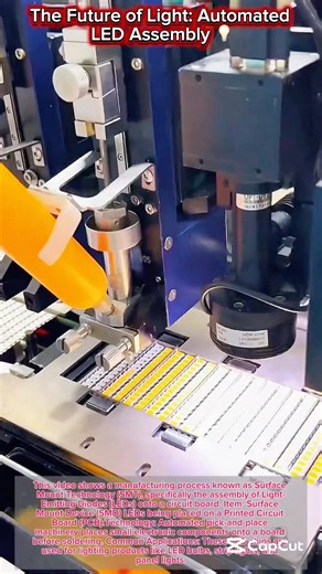 The Future of Light: Automated LED Assembly 💡