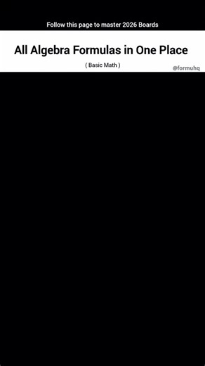 Infinity Math on Instagram: ""All algebra & math formulas in one place — your ultimate key to mastering every problem! 📚➕✨ #MathGenius" Follow @infinity_math_8888 #AlgebraFormulas #MathFormulas #MathMadeEasy #StudySmart #MathTricks #ExamPrep #STEMLearning #MathIsFun #StudentLife #EducationReel #MathMotivation #FormulaSheet #ScienceAndMath #StudyVibes #MathLovers"