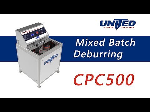 Deburring Small Parts - CPC500 Deburring Machine
