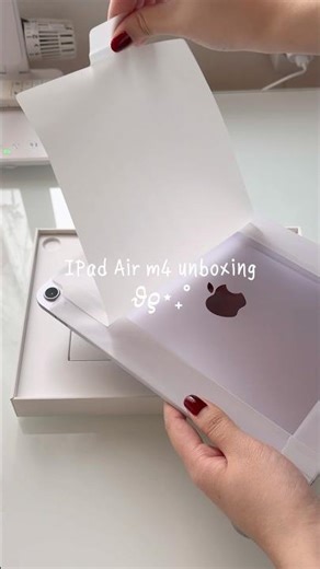 MY FIRST EVER IPAD!! #apple #ipad #ipadairm4 #cozy #purple #unboxing