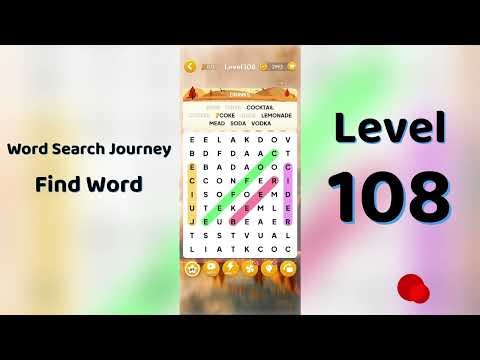 Word Search Journey Level 108 Answers | Find Word 🧩✨ | SolutionGuruji