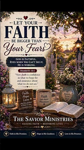 Faith is the substance of hope and the evidence of things unseen | Hebrews 11:1