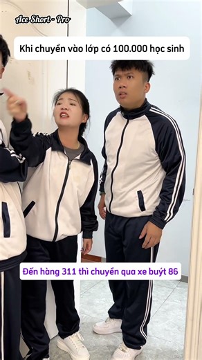 Khi chuyển đến lớp có 100.000 học sinh #aceshortpro