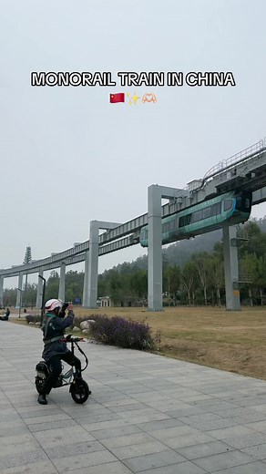 Exploring the Futuristic Monorail Train in China