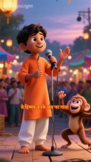 ek gaon mein ek ladka ek Chhota Sa Bandar rahata tha#khaniy#