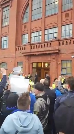Today’s protest. | Ibrox Noise