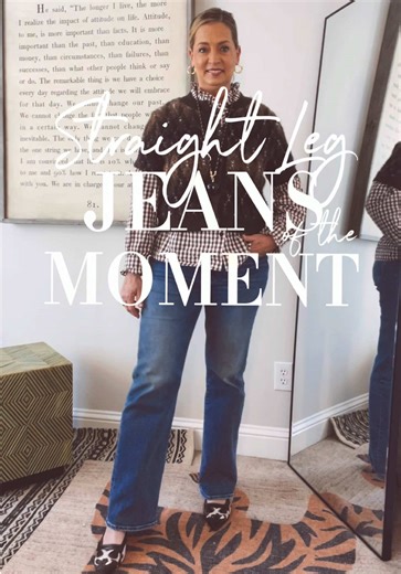 Modern Midlife Style: The Perfect Straight Leg Jean