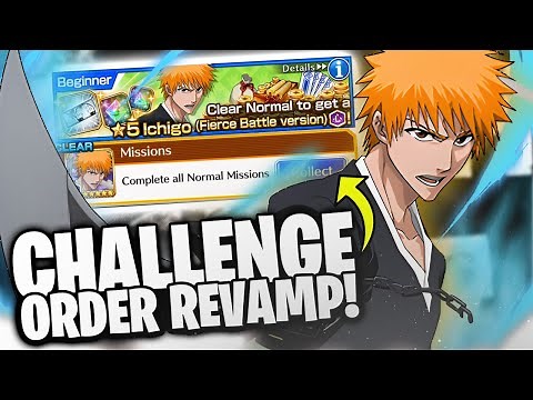 DON'T MISS OUT! FREE FIERCE BATTLE ICHIGO! CHALLENGE ORDER REVAMP! Bleach: Brave Souls!