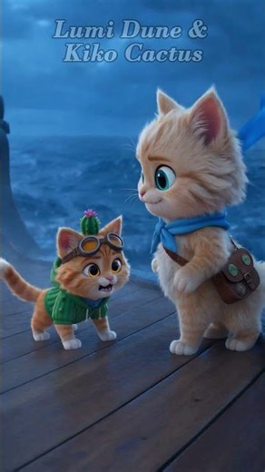 The Whale’s Secret Rescue #cartoon #cat #cute #animation #catbaby #funny