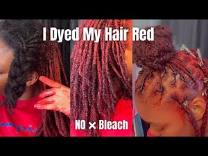 Coloring my LOCs for the 1st time ❤️‍🔥| L’Oréal HiColor HiLights | No bleach