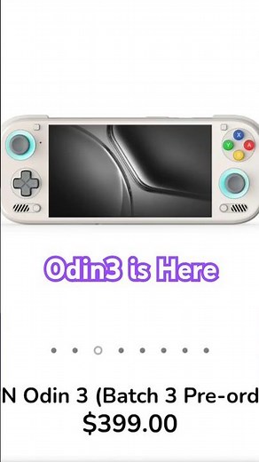 Odin3 is here to inherit the place of odin2 #retrogameroom #gamingconsole #gaming #steam #handheld