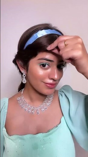 Jasmine Hairstyle from Aladdin #disney #hairstyles #jasmine #princess #hairstyle #hacks #diy #hair