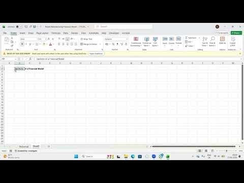 Financial Modeling Case Study (Part 1): Build the Exact Template Professionals Use