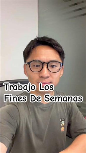 Tengo que trabajar los fines de semanas pero mi mentalidad es totalmente distinta