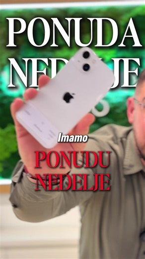 PONUDA NEDELJE⭐️ Ove nedelje izdvajamo Iphone 13🥳 U pitanju su polovni modeli, raznih boja, sa novim original baterijama - što znači da je battery health 100%🔋 Njihova cena je 300💶 #iphone13 #vipmobilebgd #fyp #dule #iphone