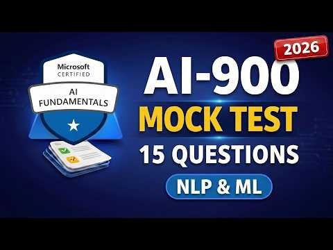 AI-900 Mock Test 2026 | 15 Questions Most Candidates Fail — NLP, Vision & ML